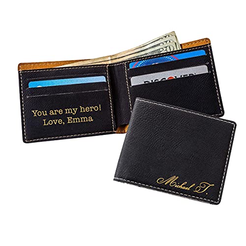 Custom Personalized Bi-Fold Men's Wallet2