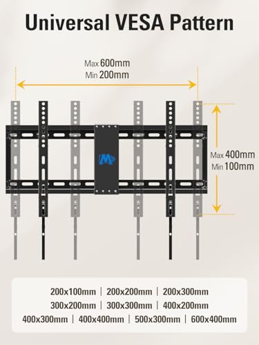 Image of Mounting Dream Tilting TV Wall Mount for Most 37-90 Inch TVs up to 132lbs