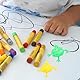 TOYMYTOY Froschspiel Springende Frösche Spielzeug für Kinder Kleinkinder 24 Stücke FüR Kindergeburtstag Und Partys HüPfmatratze (zufällige Farbe)