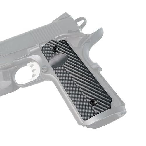 VZ Grips Operator II Polymer, Full Size 1911 Grip, Ambi Safety Compatible, Lightweight, Durable (Black) - VZ Grips