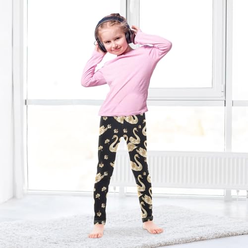 Elegant Swan Golden Girls Leggings Athletic Pants Tights Stretch Bottom4