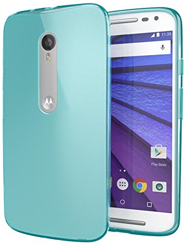 Moto X Pure Edition (Moto X Style) Case, Cimo [Grip] Premium Slim Fit Flexible TPU Cover for Motorola Moto X Style/Pure Edition - Blue