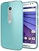 Moto X Pure Edition (Moto X Style) Case, Cimo [Grip] Premium Slim Fit Flexible TPU Cover for Motorola Moto X Style / Pure Edition - Blue