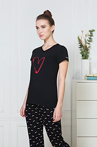Image of Van Heusen Women's Cotton Relaxed Fit T-Shirt
