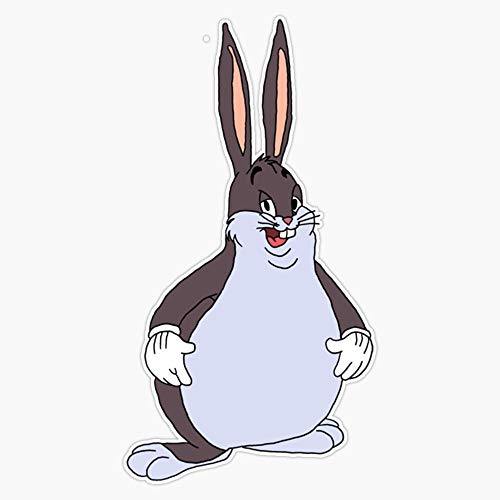 Big Chungus Sticker Vinyl Bumper Sticker Decal Waterproof 5'