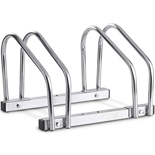 SavingPlus 2 Bike Wall Stand Parking Floor Storage Stand Rack Bicycle Locking UK