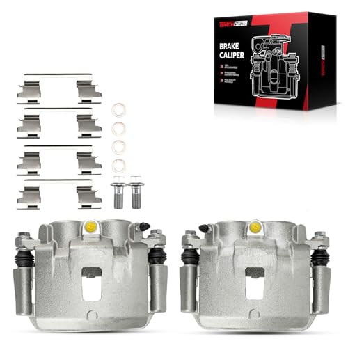 Image of Torchbeam Rear Brake Calipers Set for Chevrolet 2003-2020 Express 2500, Chevrolet 2003-2020 Express 3500 6.0L, GMC 2003-2020 Savana 2500, Rear Left and Rear Right Calipers Replace # 18B4934+18B4935