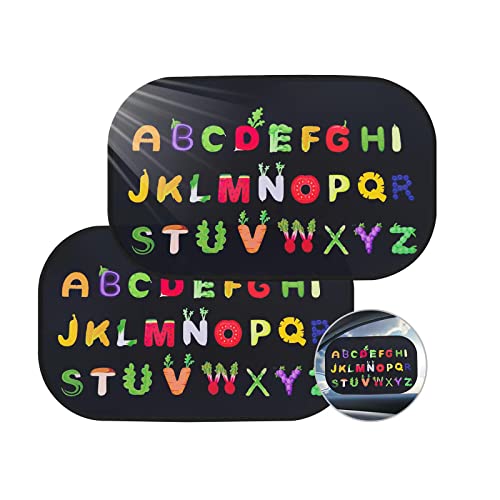 Parasol para Coche para Bebé, Protección Solar para Coche, Proteger del Sol a Bebés y Mascotas, Parasoles Autoadhesivos, Bloqueo de Rayos UV Nocivos, Fácil instalación, Pack de 2 Unidades Cover