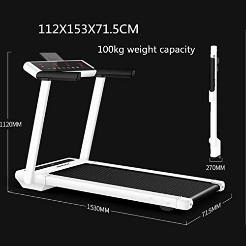 Caminadora eléctrica plegable con soporte para tablet miniatura 2