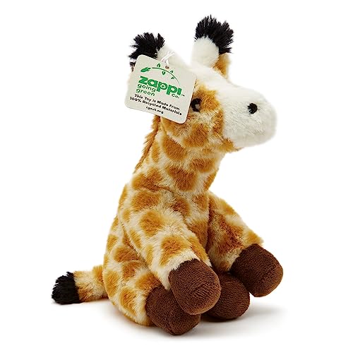 Zappi Co Ultra Soft Giraffe Plush Toy (22cm Height) - 100% Recycled, Eco-Friendly, Newborn Gift, Realistic Lifelike - Image 4