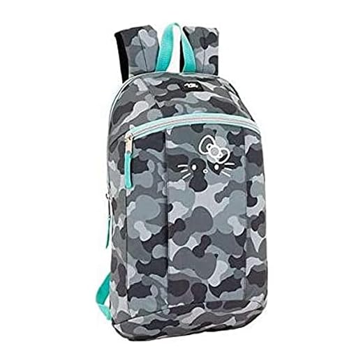 Hello Kitty Camo Mochila Tipo Casual, Senderismo