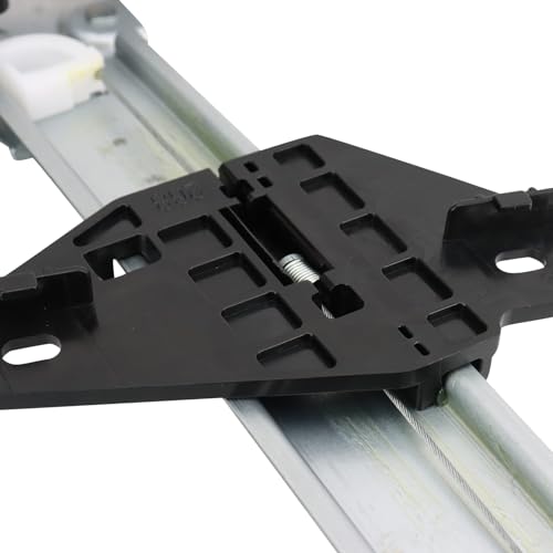 Image of TRQ Rear Passenger Side Power Window Motor and Regulator Assembly Compatible with 2009-2015 Honda Pilot