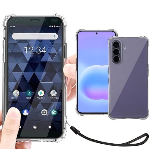 [Heofuixt] �Ή� Galaxy A57 5G �p �P�[�X �N���A ���� �J�o�[ �y�X�g���b�v ��{�t�z �K�p Galaxy A575G SC-54G �X�}�z�P�[�X SC54G �J�o�[ �M�����N�V�[ A57 5G SC 54G case �\�t�g �o
