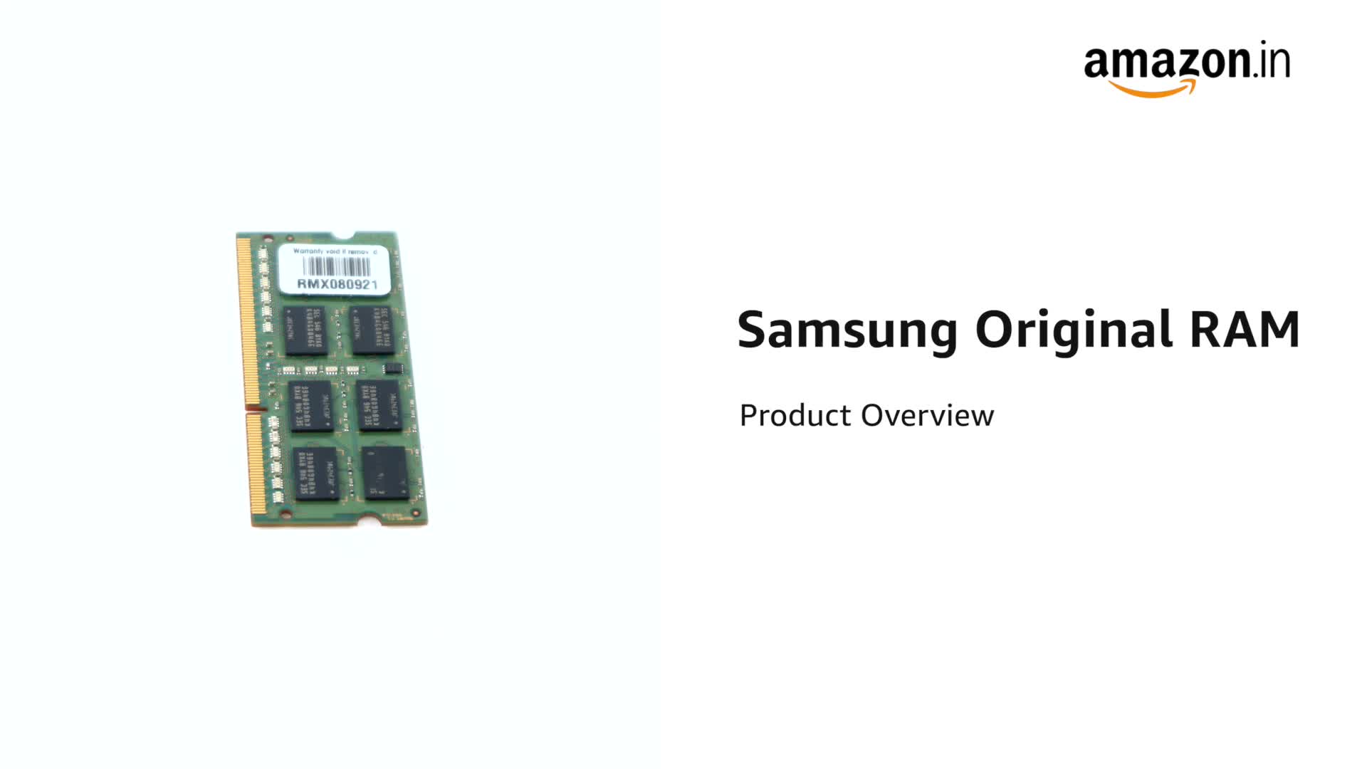 Samsung original 8GB 1 x 8GB 204-pin SODIMM DDR3 PC3L-12800