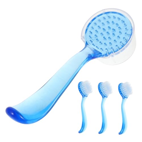 PLAFOPE Face Cleaning Brush Deep Pore Scrub Exfoliating Face Scrubber Blackhead Brush Spa Gentle Bristles Random