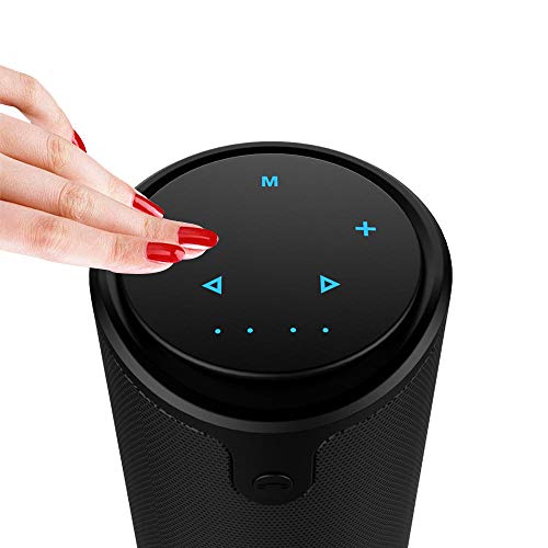 Enceinte Bluetooth tactile et son HiFi stéréo nomade avec housse - 2