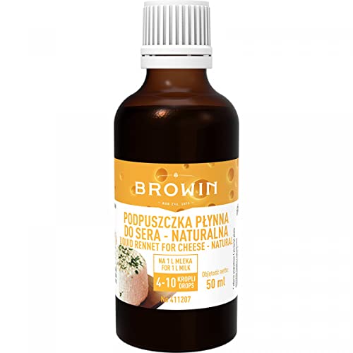 AlcoFermBrew Presura Natural Líquido 50 ml – para Elaboración de Quesos Caseros, Frescos y Madurados