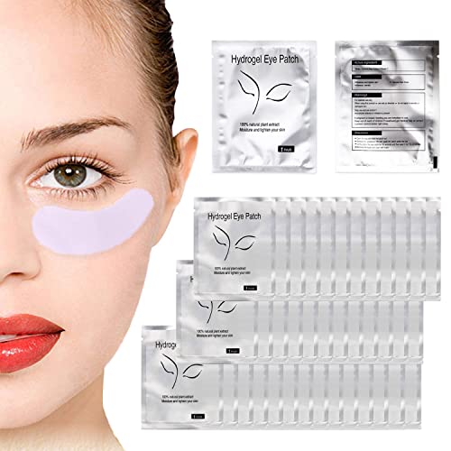 Augenpads, 50 Paar Wimpern Färben, Wimpernverlängerung Pads für Wimpernverlängerungen Cover