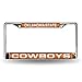NCAA Oklahoma State Cowboys Laser Cut Chrome Plate Frame