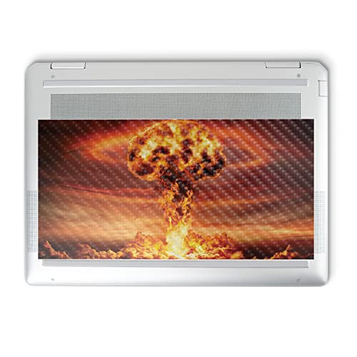 Image of MightySkins Carbon Fiber Skin Compatible with HP Spectre x360 14 inch (2022) Full Wrap Kit - Fallout | Protective, Durable Textured Carbon Fiber Finish | Easy to Apply | Made in The USA