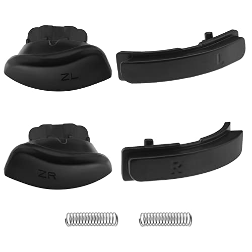 Be In Your Mind Set Di 6 pezzi Pulsanti Trigger LR ZR ZL Con Molle Compatibile Con Nintendo Switch Parti Di Ricambio Del Controller Joy-Con Nero