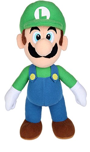 Super Mario-Kong-Luigi-Toad-Yoshi, Peluche, Peluches, 5 Personnages Disponibles! (Luigi :38cm)