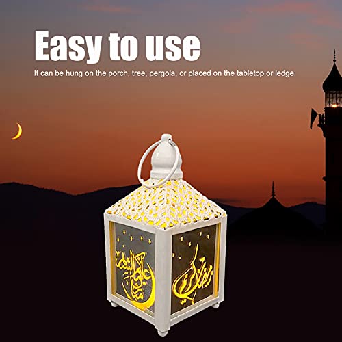 Fafeicy Ramadan Lamp, Iron Hanging, Nursery D¨¦Cor Night Lights Led Light Ornament thumb #3