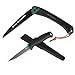 Messe mit günstig Kaufen-FLISSA Outdoor Messer & Handsäge Set, Jagdmesser feststehende Klinge mit Scheide, Astsäge klappbar mit Sicherheitsverschluss, Klingenlänge 105mm, Sägeblattlänge 180 mm, Für Outdoor, Camping, Garten