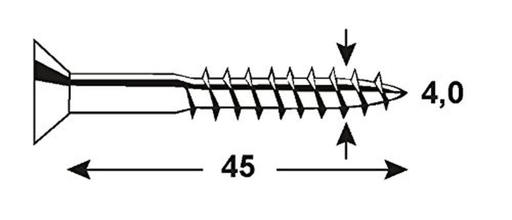 Connex KL3214045 - Tornillo para yeso