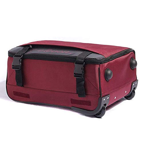 Schoonheidstools 20"Trolley Bagage Oxford Doek Waterdichte Instaptas Opvouwbaar Bespaar ruimte Hoge capaciteit Geschikt voor buitensporten voor mannen en vrouwen, 36X22x51cm, Groen (Groen) - Image 3