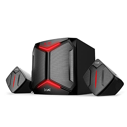 Image of (Refurbished) Boat Blitz 2000 100W 2.1 Channel Multimedia Speaker(Premium Black)