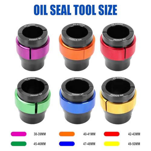 Image of 38-39mm Fork Seal Driver Tool Adjustable Fork Seal Driver Aluminium Fork Seal for Motorcycle Fork Legs