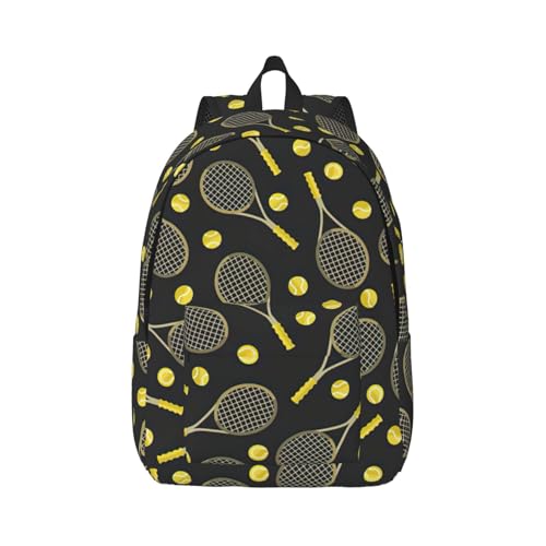 Sac à dos pour femme EdWal au motif tennis pour ordinateur portable et escapades de week-end