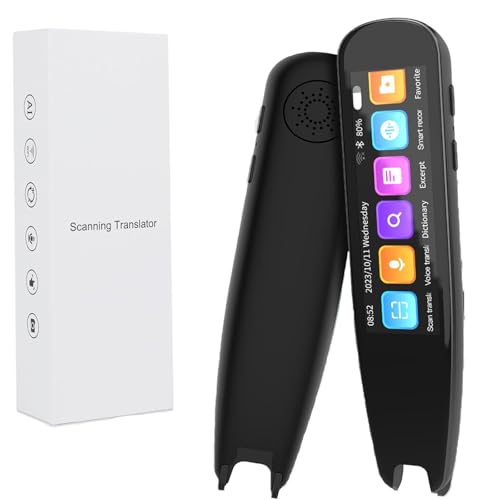 moyiw Scan Reader Pen with 134 Languages Real-Time Translation, Scan to Text & Speech Support – Reading Translator Device for Dyslexia, Elderly, Kids & Students