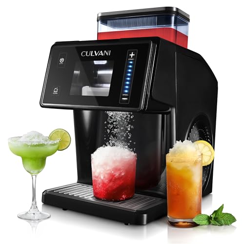 Culvani Snowlux Shaved Snowflake Ice Machine | Self-Cleaning, 8-Speed Custom Texture Control, Professional Cooling System, Sugar-Free Friendly | Smoothies, Snow Cones, Cocktails & Frozen Desserts