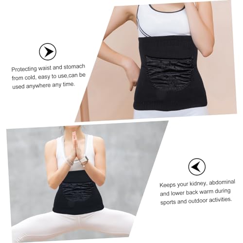 Protector lumbar calefactor de cintura elástica para mujer miniatura 5