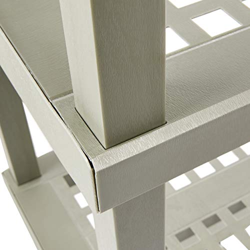 Estante Para Com 5 Prateleiras Ordene Br Prata 250kg