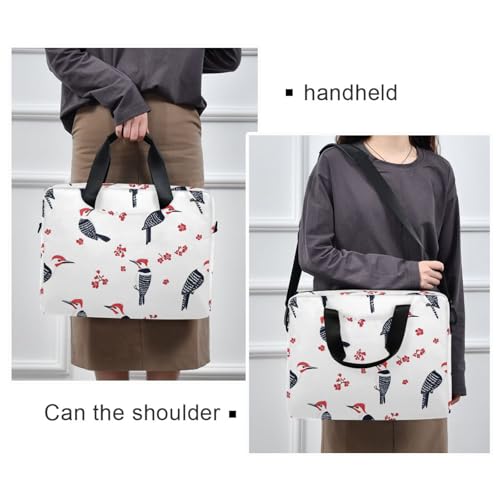 Maletín para portátil unisex 15.6" rojo con estampado miniatura 2