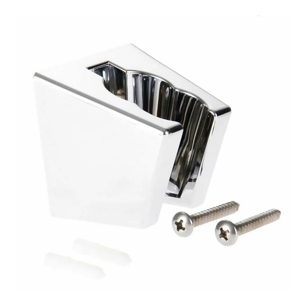 Soporte universal ajustable para ducha de mano, 1/2/3 piezas, soporte de pared de plástico ABS cromado para baño (3 piezas)