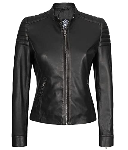Blingsoul Leather Jacket Women | [1309744] Carrie Black, L #TOP3