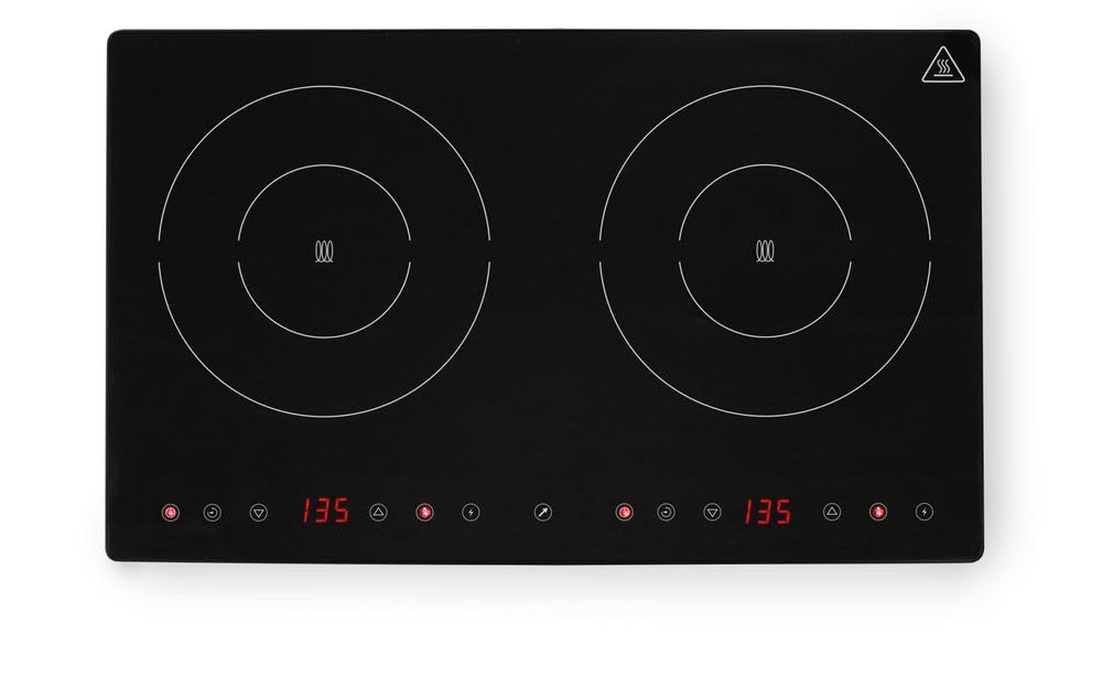HENDI Kuchenka indukcyjna podwójna Black Line 2000W+ 1500W