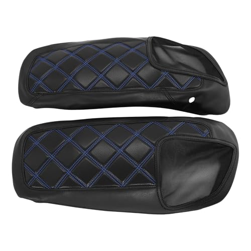 Cubiertas para tapa de altavoz de alforjas 5x7" para Harley 2014-2023 miniatura 2