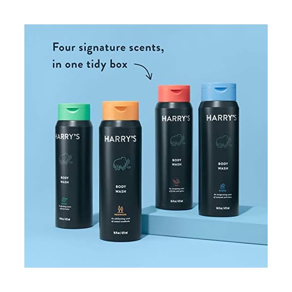 Harrys-Mens-Body-Wash-Body-Wash-for-Men-Variety-Pack-16-Fl-oz-Pack-of-4 Harry's Men's Body Wash - Body Wash for Men - Variety Pack - 16 Fl oz , Pack of 4 (Packaging May Vary)
