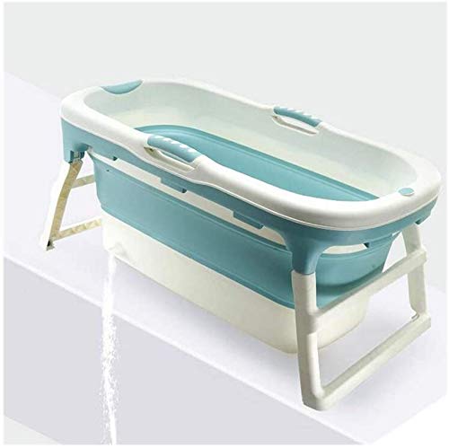 AWJ inflatable pool Folding Bathtub Household Adult Plastic Bath Barrel Large Thickening Children Bathtub With Bathtub Cover pool inflatable