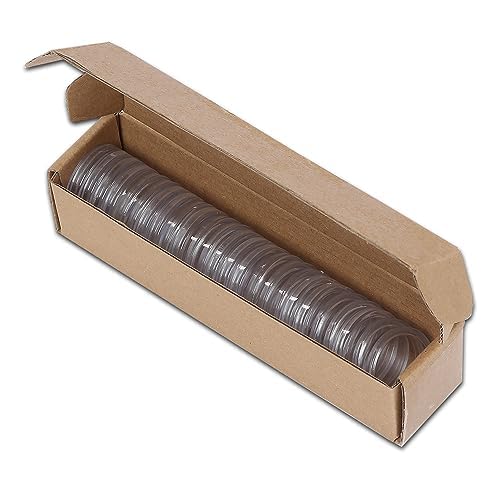 Capsulas para monedas 30.6mm con caja, paquete 25 piezas miniatura 1