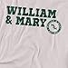 William & Mary Official Block Text Unisex Adult T-Shirt, Silver, Large