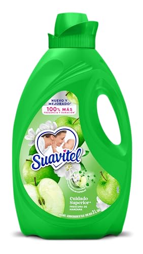 Suavitel Suavizante de Ropa Cuidado Superior Manzana Extra Aroma 3 L