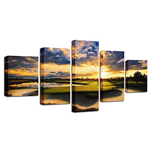 Tableau mural sur toile sans cadre paysage crépuscule pour grand mur