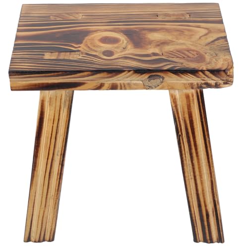 BAZEITFLOW Holzhocker Für Junge Mädchen Zum Sitzen Tritthocker Aus Holz...