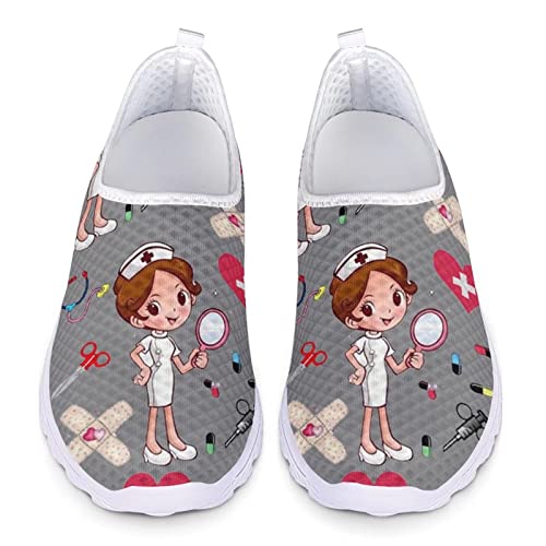 Baskets antidérapantes femme chaussures de course d'été légères en maille